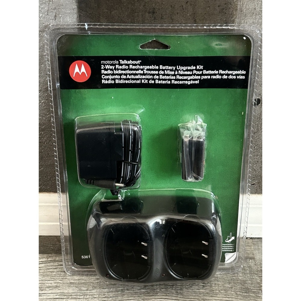 Mororola Talkabout 2-Way Radio Rechargable Battery Upgrade Kit 53616 NEW